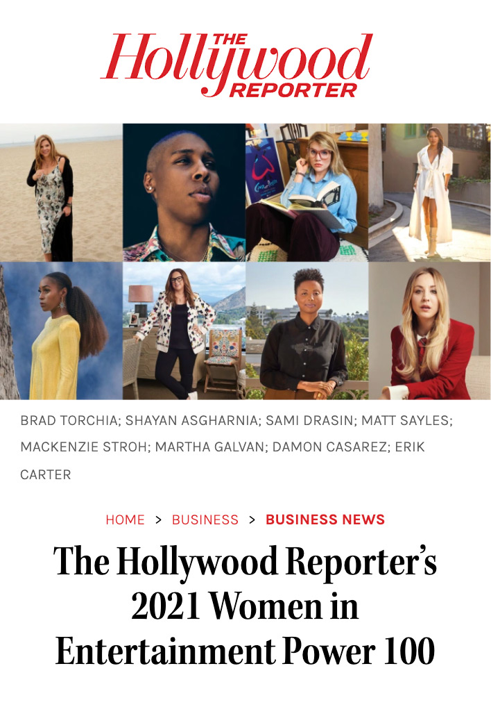 The Hollywood Reporter's 2021 Women in Entertainment Power 100